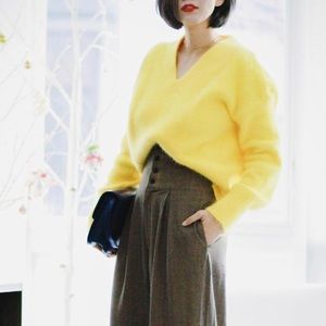 Super soft yellow sweater